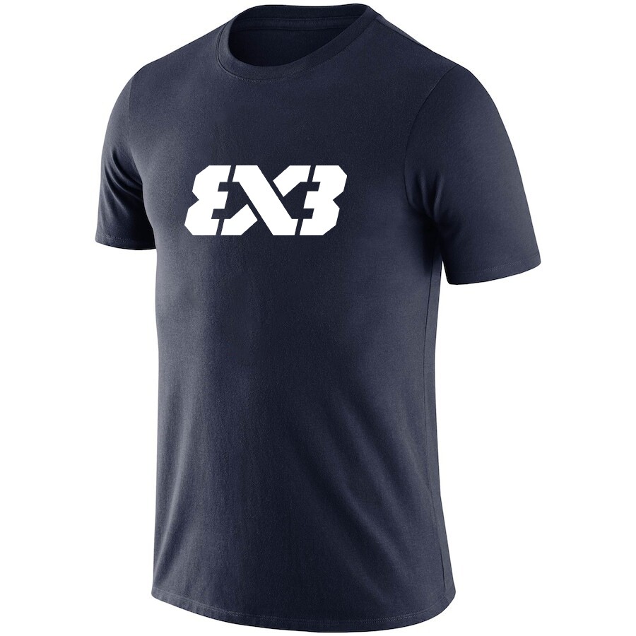 Áo thun thể thao 3x3 Cotton 4 chiều áo phông Unisex thoáng mát thấm hút mồ hôi co giãn chơi Bóng Rổ Gym Tennis Đá Bóng