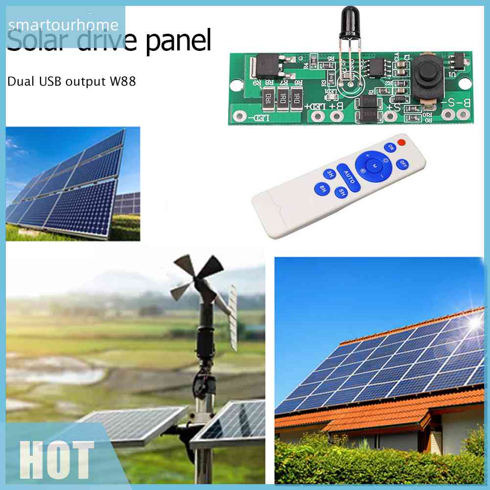 Bảng Mạch Năng Lượng Mặt Trời 3.2V / 3.7V Kèm Remote Điều Khiển