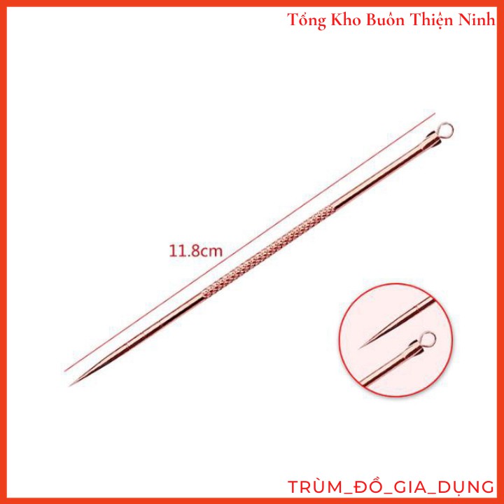 HỘP NẶN MỤN VÀ LẤY RÁY TAI INOX 4 QUE 8 ĐẦU