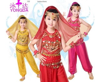 Đồ múa bụng belly dance trẻ em