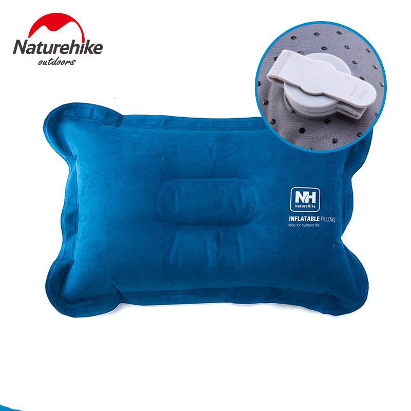 [XẢ KHO - HOÀN XU EXTRA] Gối hơi NatureHike da lộn gọn nhẹ, dùng cho văn phòng, du lịch dã ngoại NH15A001-L