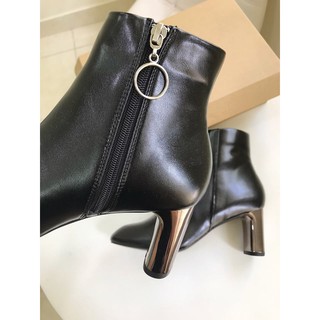 Boot Zara Basic Gót Bạc