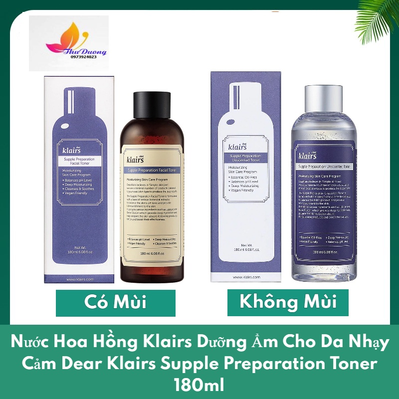 Nước hoa hồng dưỡng ẩm Klairs Supple Preparation Facial Toner