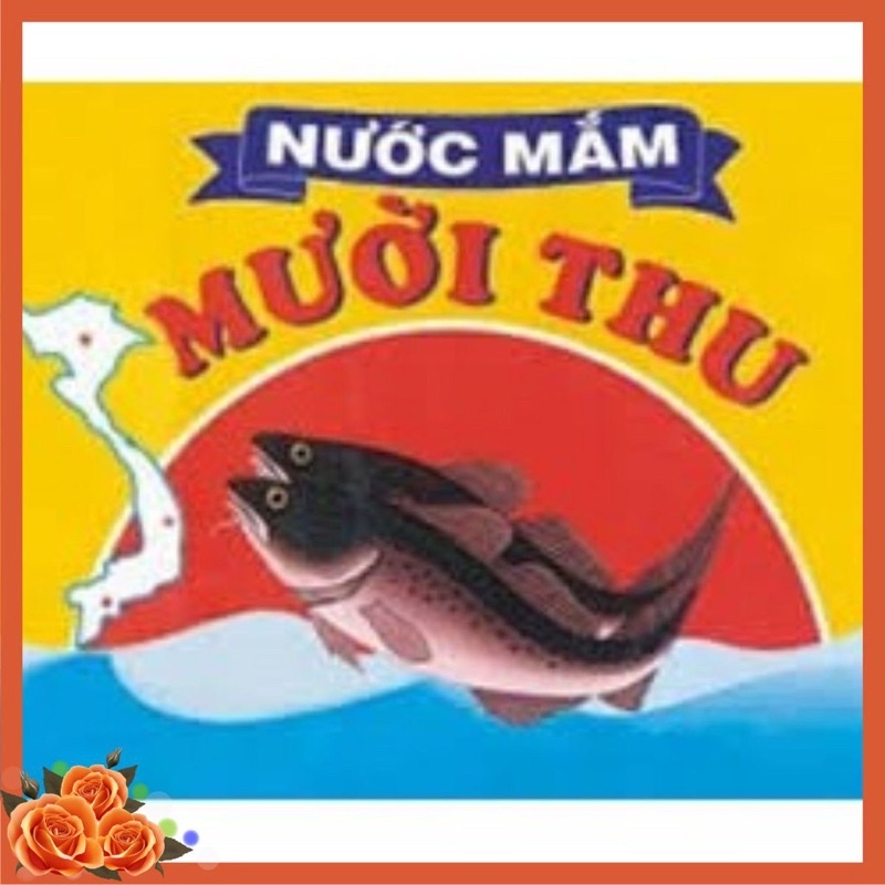 Nước Mắm Mười Thu Loại 1 Đậm Đà Hương Vị Cá Cơm 945ml