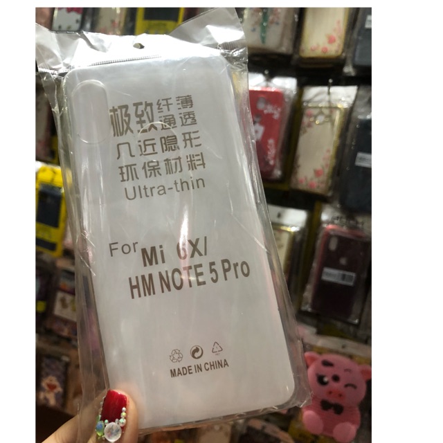 Xiaomi Redmi Note 5 Pro ốp lưng silicon trong suốt