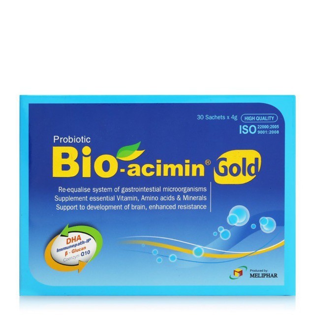 Cốm vi sinh Bio-Acimin Gold, Tiêu hóa khỏe - Trẻ lớn nhanh