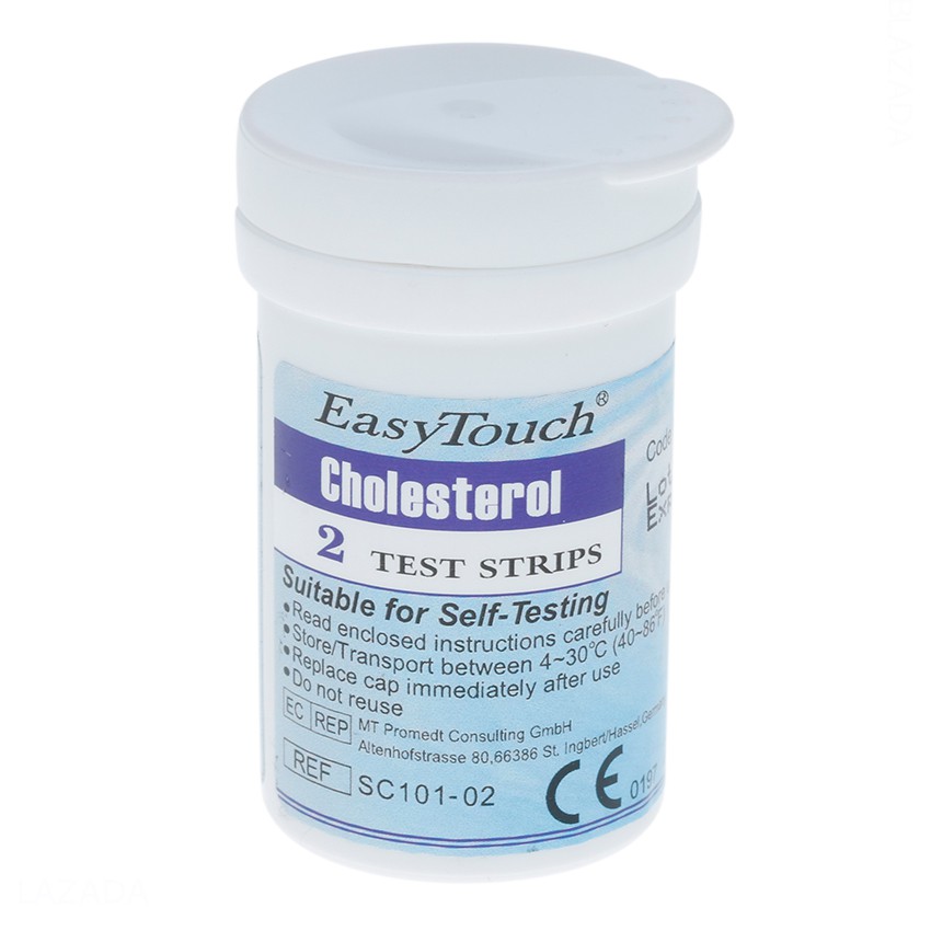 Máy đo Cholesterol Easy Touch ET322 + Tặng kèm lọ que thử mỡ