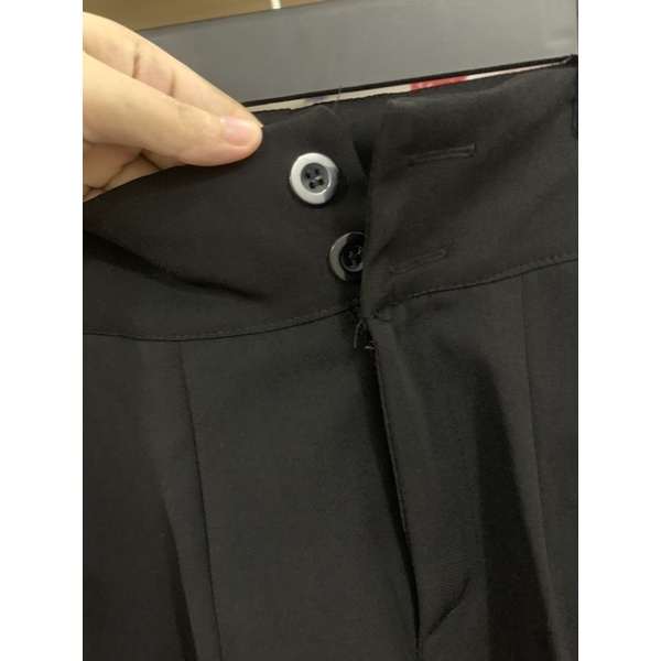 Quần Tây 2 Nút Lưng Siêu Cao