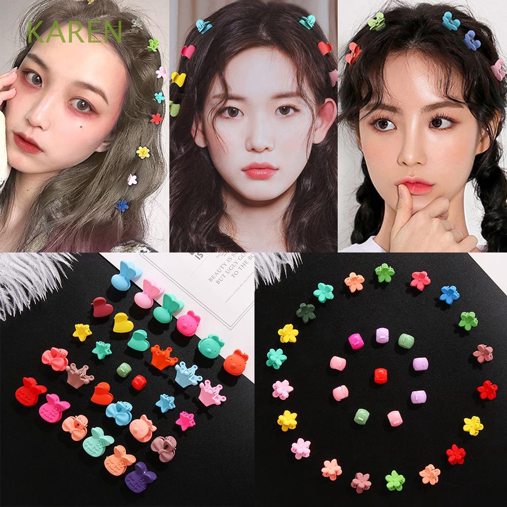 Set 10/20/30 kẹp tóc càng cua mini thời trang dành cho phụ nữ/bé gái
