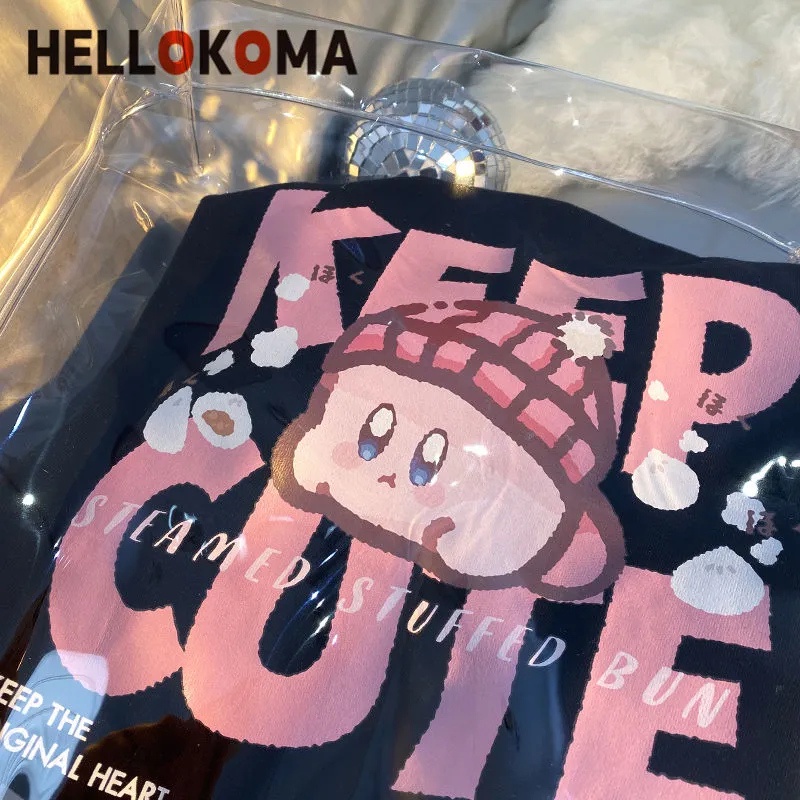 Áo Thun 100% Cotton Tay Ngắn Dáng Rộng Thời Trang Mùa Hè Hàn Quốc Mới Cho Nữ