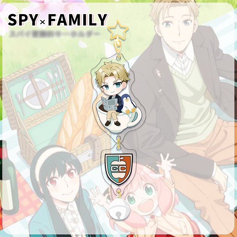 ( TÍ HON LỤC LẠC ) Móc khóa Spy x Family Gia đình điệp viên ver tí hon mica trong acrylic anime chibi