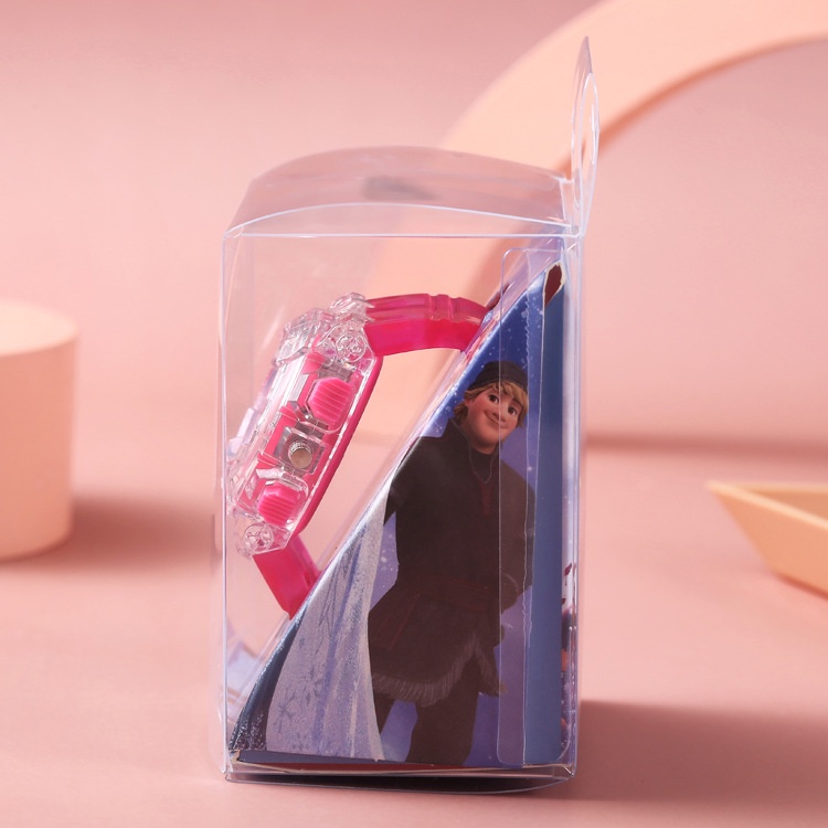 Đồng hồ cho bé trai bé gái đeo tay có đèn led họa tiết hoạt hình công chúa elsa sipderman quà tặng sinh nhật E1039