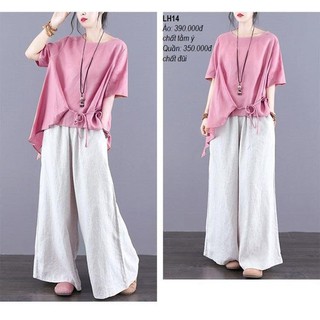 Set trang phục vải lụa