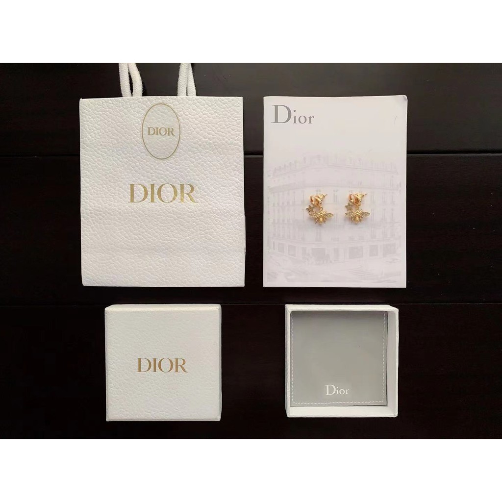 Bông Tai Dior Đính Đá Thời Trang Cho Nữ