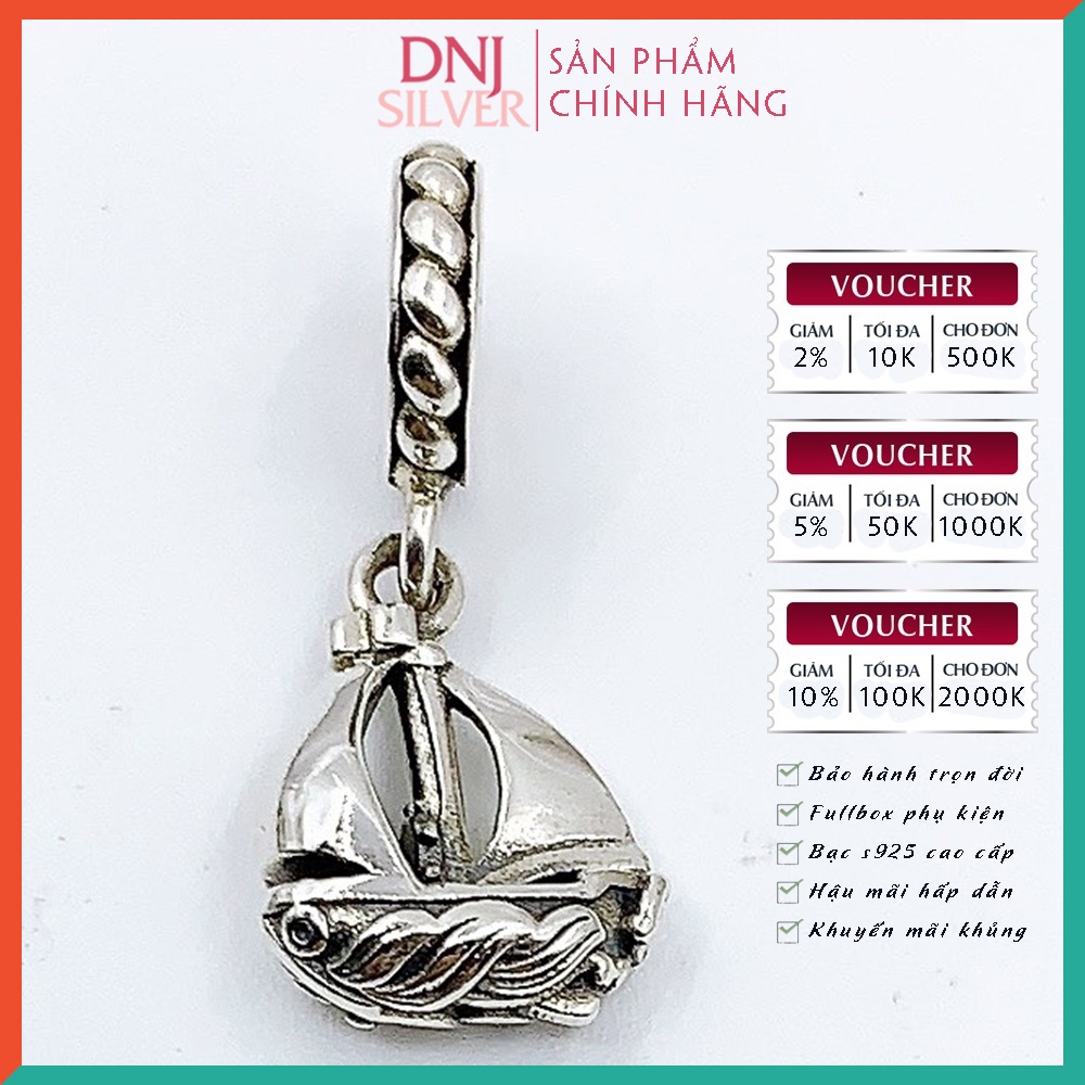 Vòng tay bạc 925 cao cấp - Vòng tay charm bạc Lovely Girl need Love, Cô gái đang yêu cần bến bờ nương tựa - DNB033