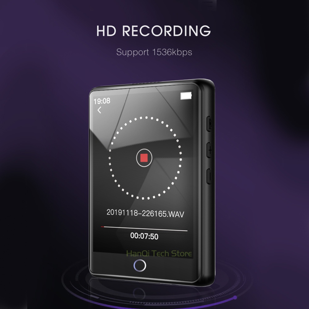 Máy Nghe Nhạc MP4 FAAEAL RUIZU M6 Bluetooth MP3 Màn Hình Cảm Ứng 8GB / 16GB Âm Thanh HIFI Có Loa Tích Hợp Đài FM Radio E-Book