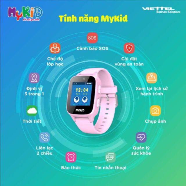 Đồng Hồ Định Vị Thông Minh My Kid của Vietel -Món quà ý nghĩa bảo vệ con yêu của bạn