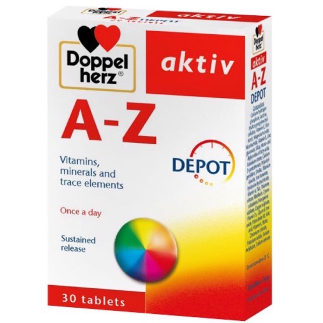 Viên Uống Vitamin Tổng Hợp Doppelherz Aktiv A-Z Depot