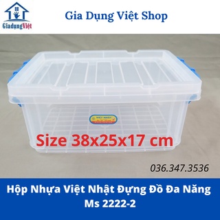 [Nhựa Việt Nhật] Hộp Nhựa Việt Nhật Đựng Đồ Đa Năng 2222-2 (TO)