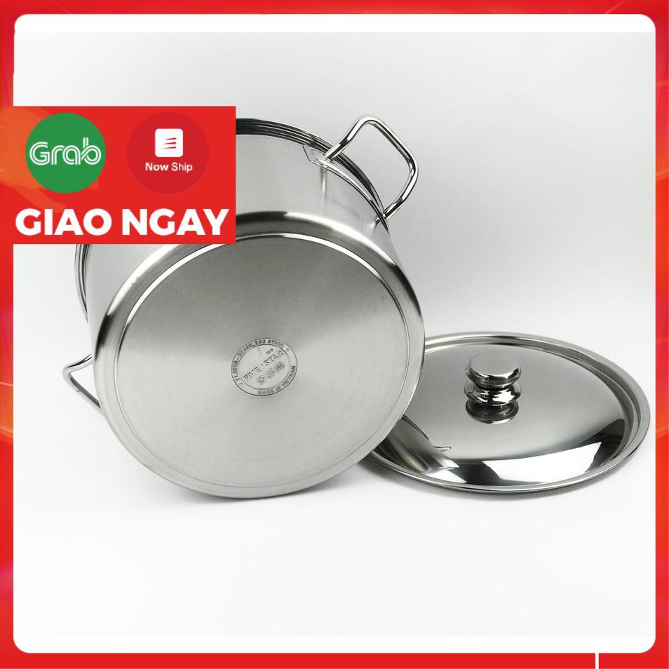 Nồi inox 3 đáy sandwich  FiveStar Standard nắp inox , bếp từ, gas, hồng ngoại