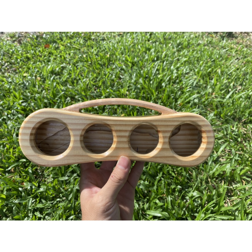 Box Gỗ Thông Gia Công Bằng Tay Siêu Đẹp Dành Cho Cặp Loa 5W 40mm Cộng Hưởng 50mm