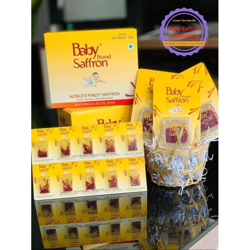 Baby saffron Nhụy hoa nghệ tây CHÍNH HÃNG Ấn Độ 50mg | BigBuy360 - bigbuy360.vn