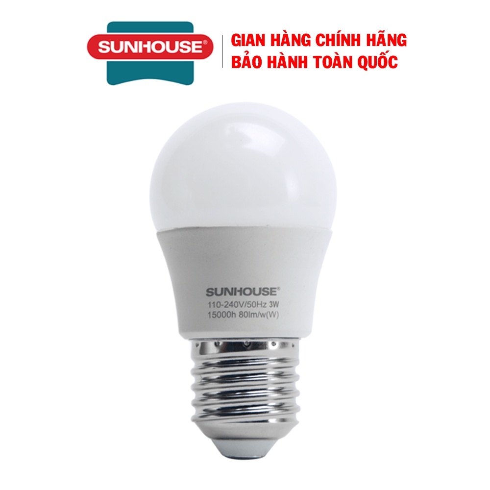 Bóng đèn led thân nhôm Sunhouse SHE-LEDA45AL-A3W