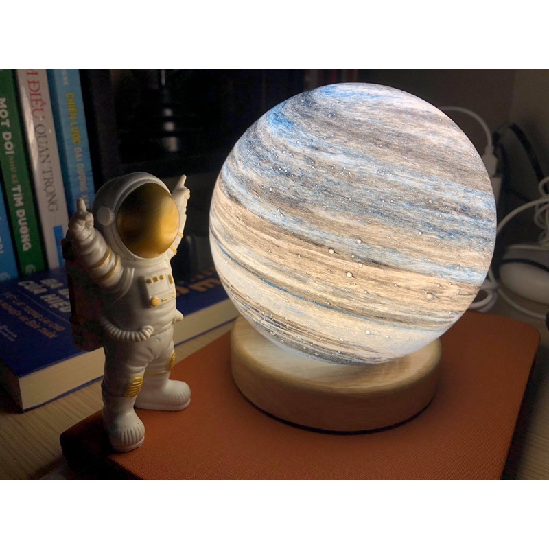 Đèn ngủ hành tinh phát sáng 5 mức sáng trang trí phòng ngủ - Planet Lamp