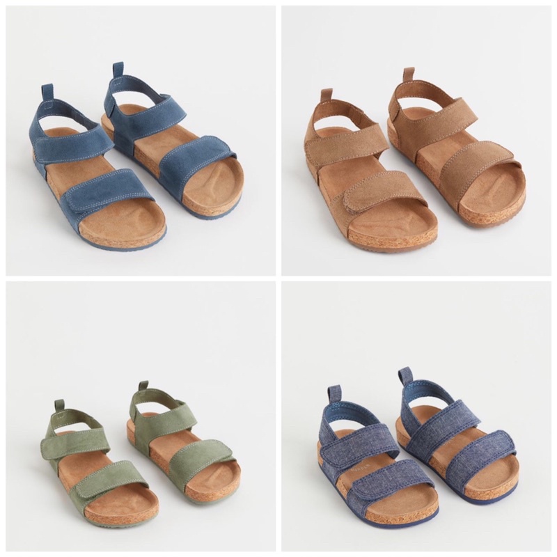 Sandal đế gỗ cao cấp cho bé trai hàng vợt sale