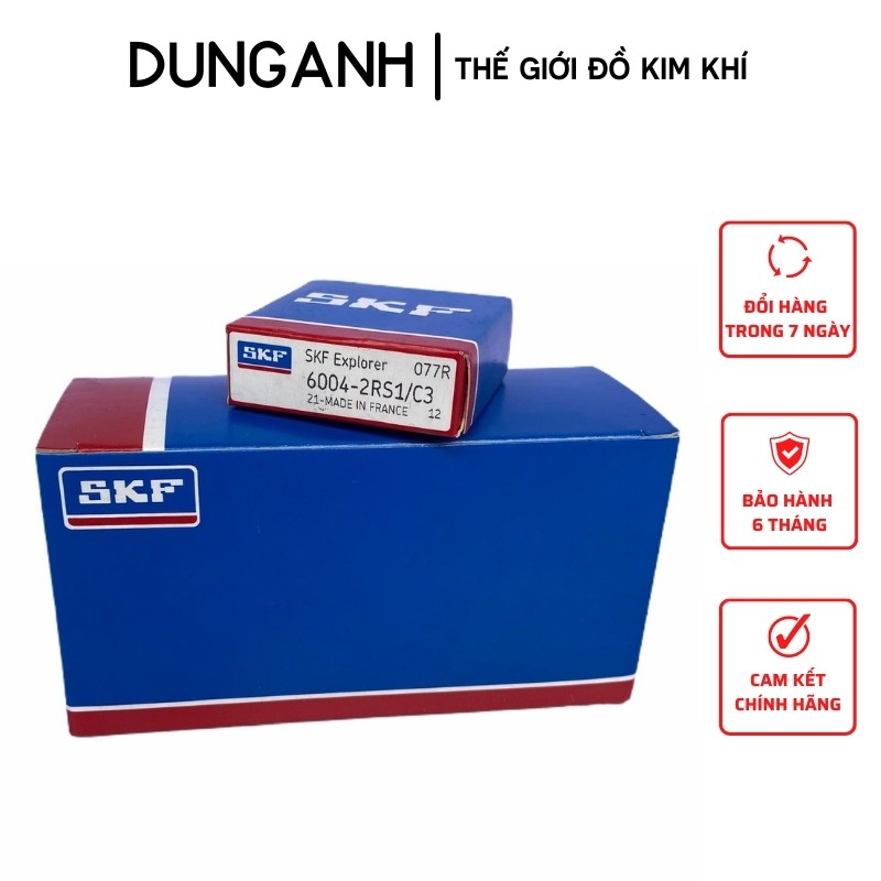 Vòng bi 6004 - 2RS1 SKF chính hãng - Kim Khí Dung Anh