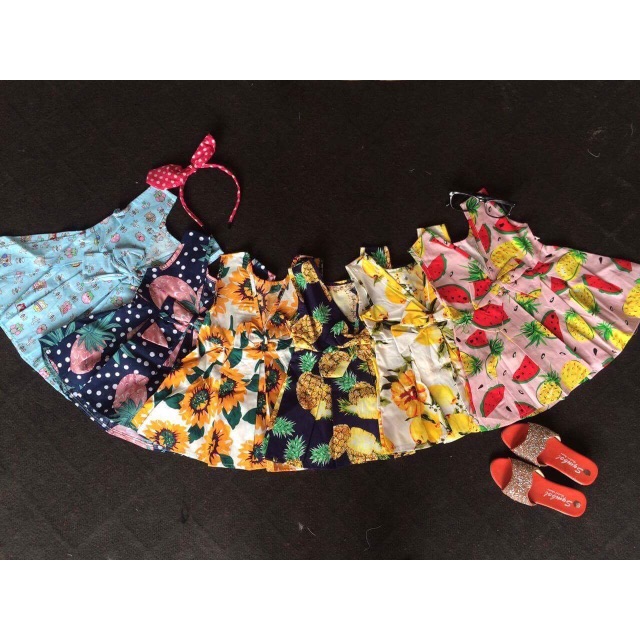 SET VÁY NƠ ĐIỆU CHO BÉ GÁI