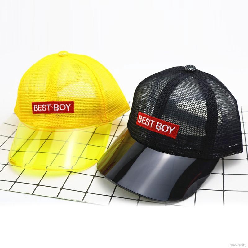 Nón lưỡi trai phối lưới phong cách Hàn Quốc dành cho các bé