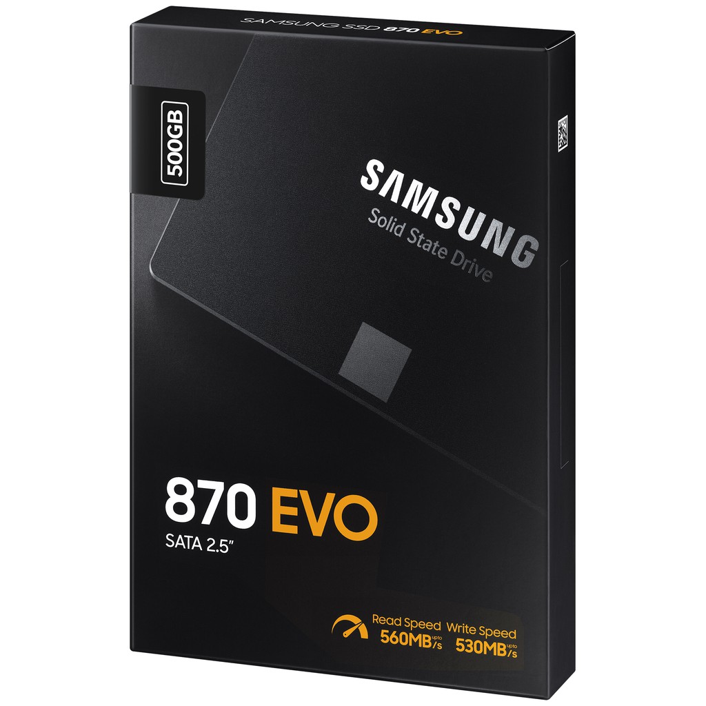 SSD 500GB Samsung 870 EVO SATA III 6Gb/s 560MB/530MB Chính hãng Vĩnh Xuân Phân Phối