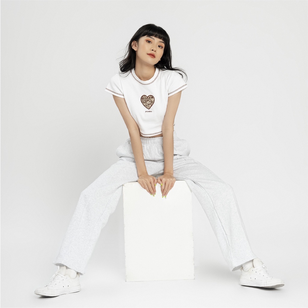 Áo Croptop Form Ôm PRADIES Central Love