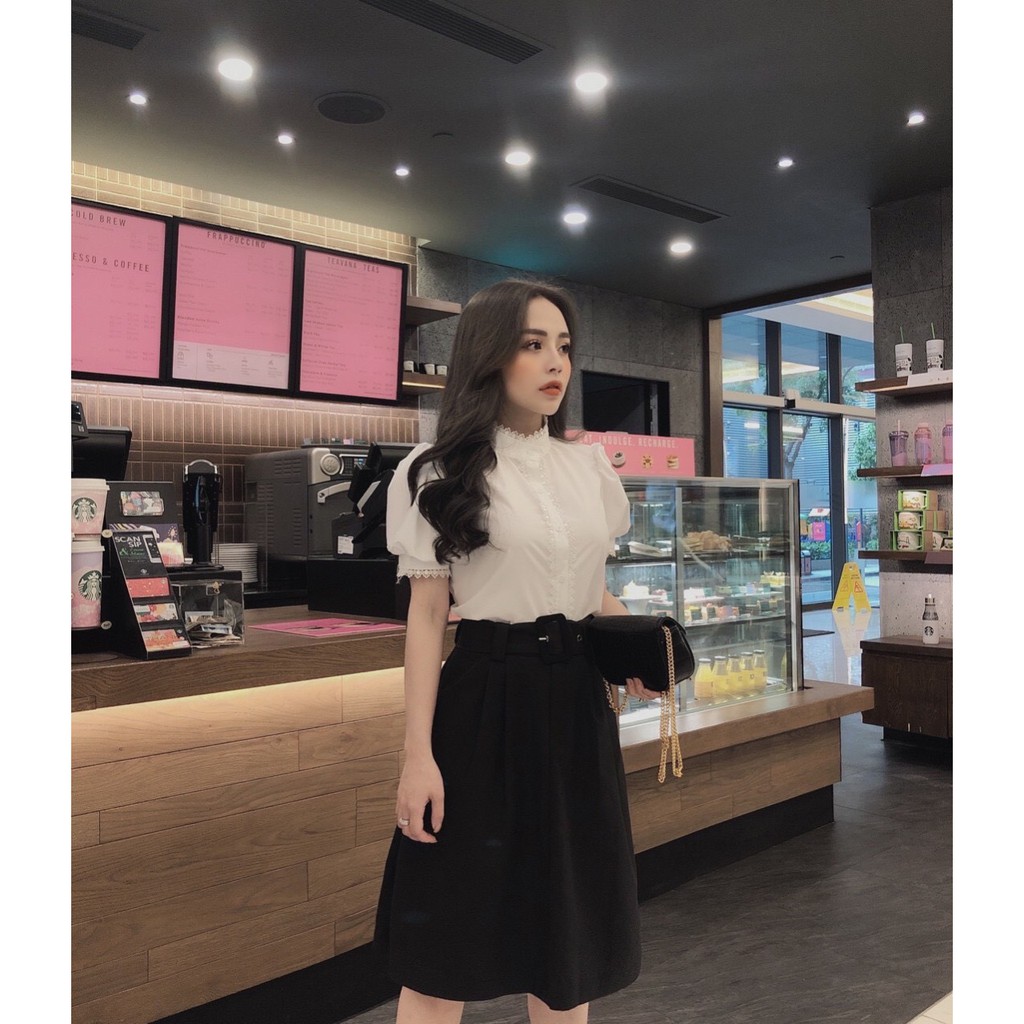 KHÁNH TRÂN) Chân váy ngang gối | BigBuy360 - bigbuy360.vn