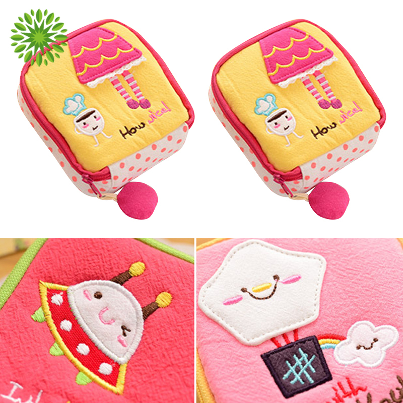 Túi Đựng Băng Vệ Sinh Đa Năng Tiện Dụng In Họa Tiết Hoạt Hình Xinh Xắn