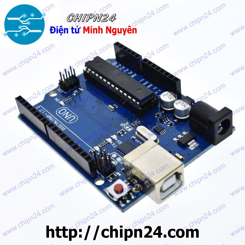 [1 pcs] Arduino UNO R3 (Chip cắm)