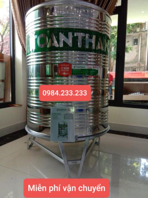 Bồn nước inox toàn thắng đứng nằm dung tích từ 500 lít - 5000 lít