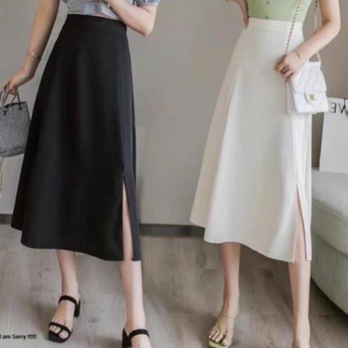 [Sale Khủng] chân váy a xẻ cạnh, chân váy dài ulzzang {Quà Tặng} dễ thương | BigBuy360 - bigbuy360.vn