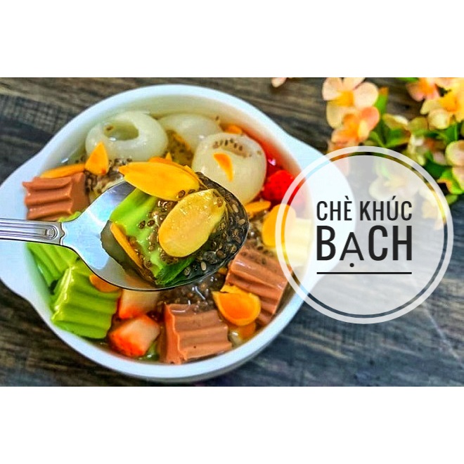 Set chè Khúc Bạch (10-20chén) tự nấu chuẩn vị - Set Nguyên Liệu tiện dụng, dễ nấu