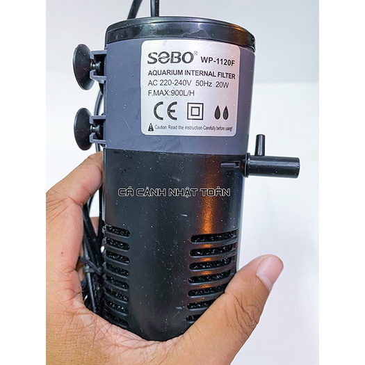 BƠM LỌC MƯA HỒ CÁ SOBO 1120F 20W 900L/H
