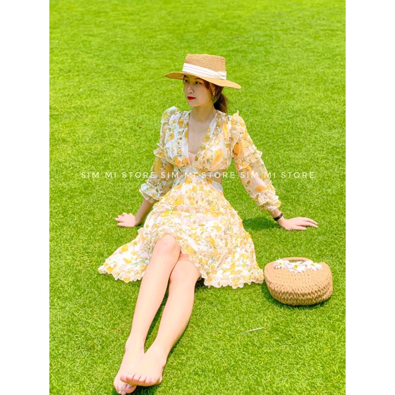 Đầm lông vũ hở lưng❤️FREESHIP ❤️