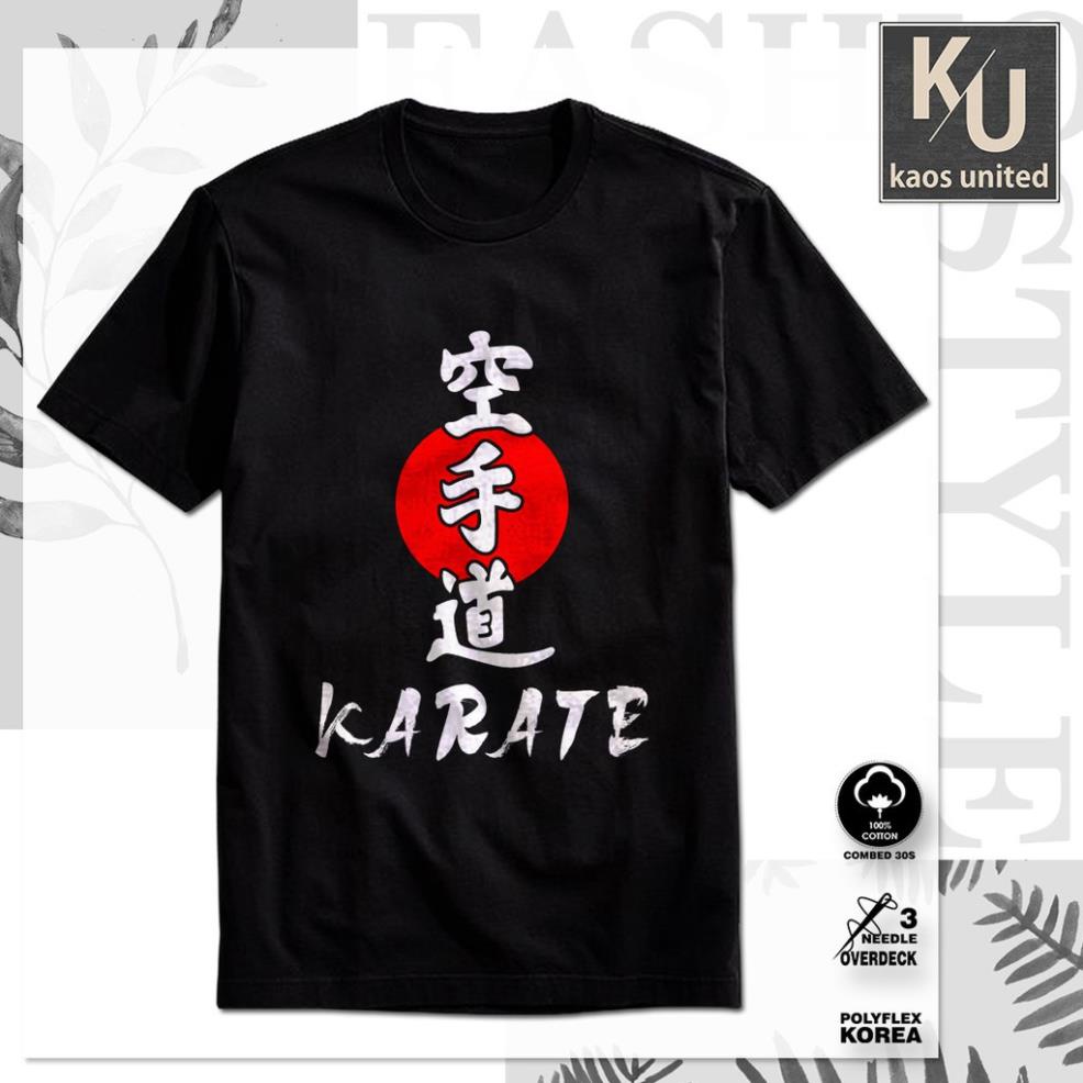 Áo thun "karate Japanese" Unisex Japanese Kanji hình mới mẫu mới giá xưởng