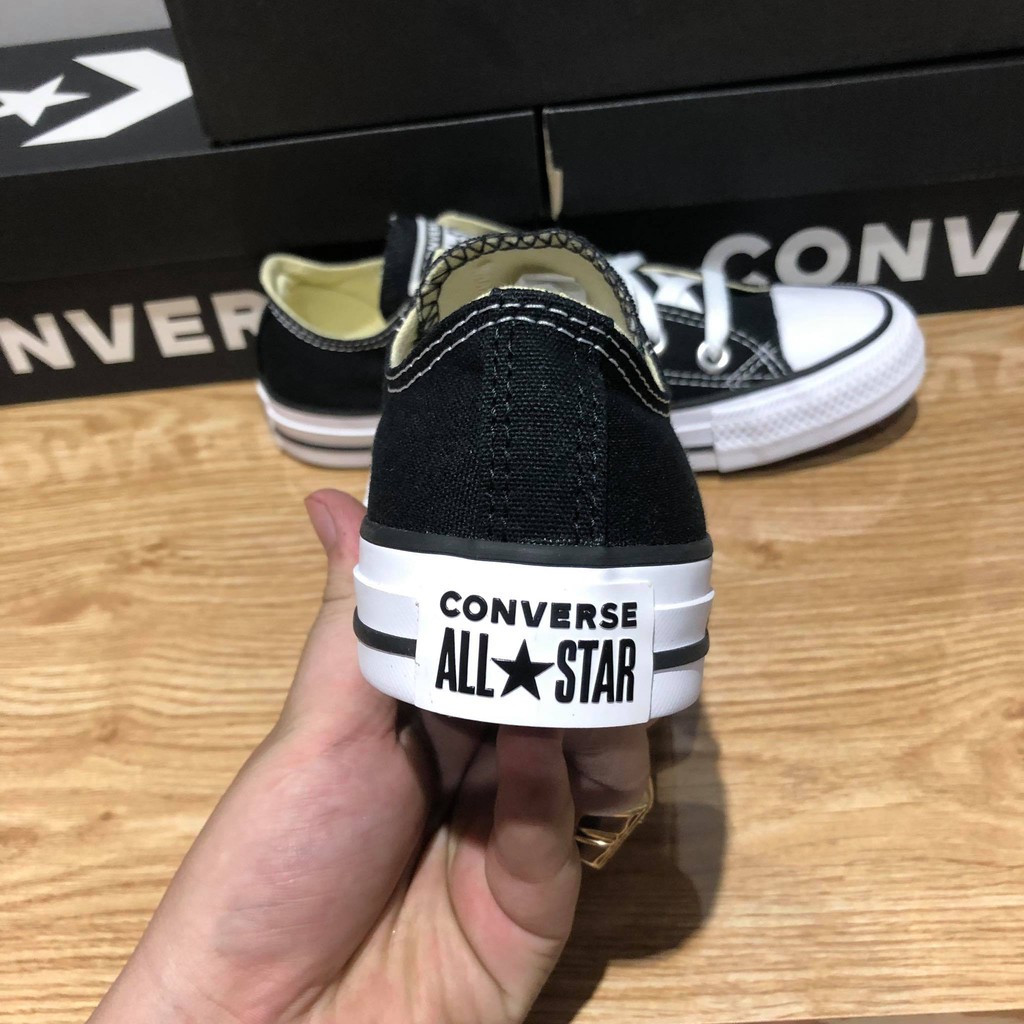 Giày Converse classic đen cổ thấp chính hãng