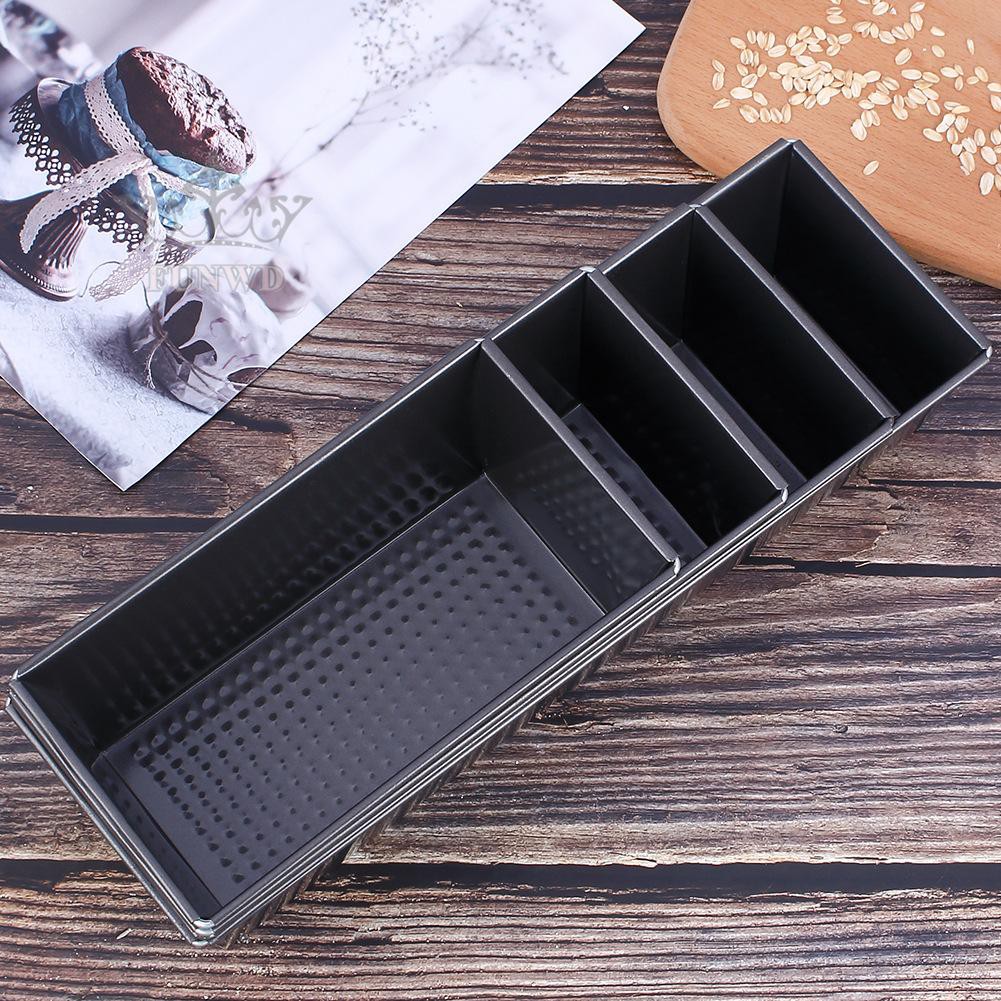 Baking Rectangular Mould Non-stick Bread Pan Tray Solid Color