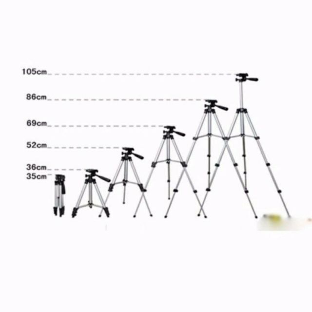 Bộ Tripod TF-3110A kèm 1 kẹp điện thoại và túi đựng