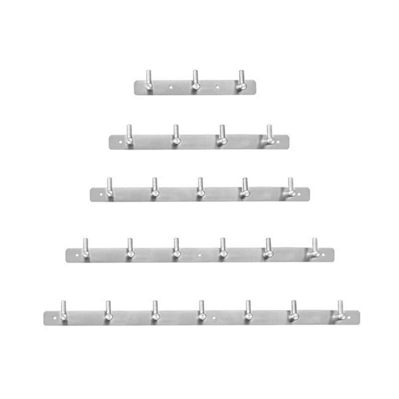 Set 3 # 4 # 5 # 6 # 7 Móc Inox Treo Áo Khoác Chịu Được Sức Nặng