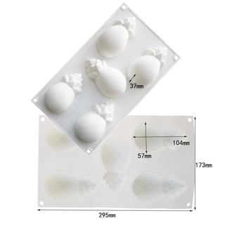 Khuôn silicon Quả Dứa làm bánh rau câu 4D