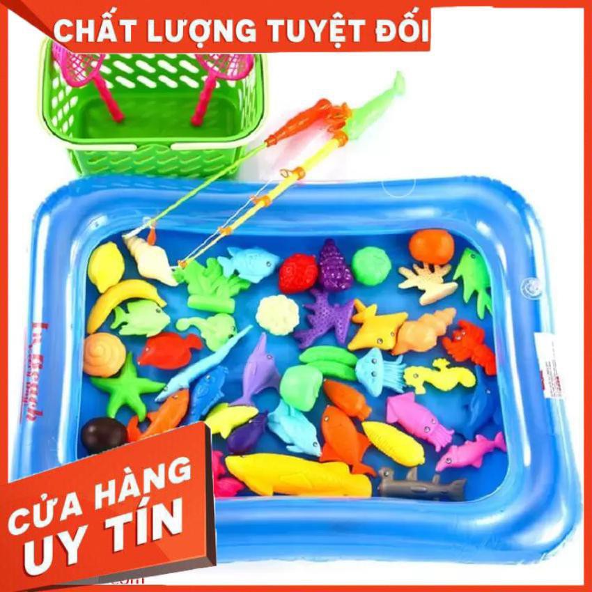 [XẢ KHO+FREE SHIP] Đồ chơi câu cá có bể phao