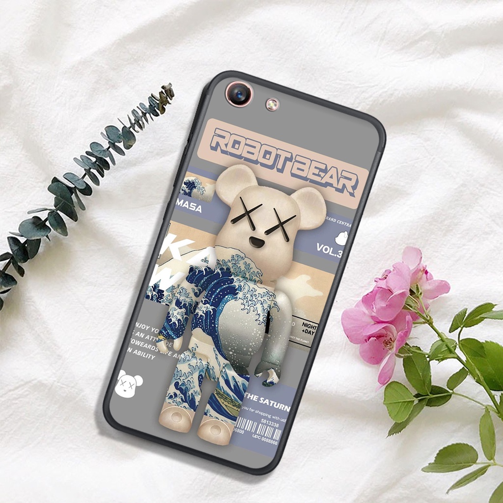 ỐP LƯNG OPPO A57 4G  - A37 -A39 - A57 cũ - A59 - F1S - F1 PLUS , IN HÌNH GẤU ROBOT CỰC ĐẸP.